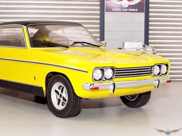 gelb/schwarz 1973-1:18 MCG Ford Capri MKI 2000 GXL #18085