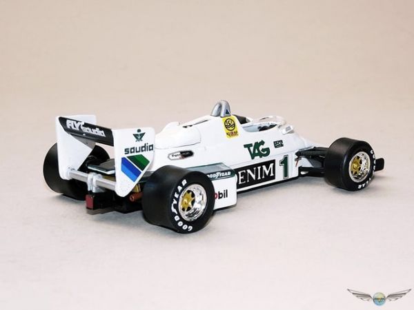 Williams FW08C Keke Rosberg 1983 #1 Formula 1 Diecast in scale 1/43 with Journal 