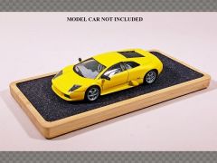 1:43 SCALE DISPLAY BASE - TARMAC HD FINISH ~ PROTECT YOUR INVESTMENT! | Display Cases