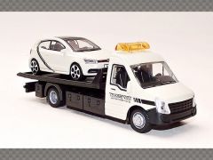 FLATBED TRANSPORTER/ VW POLO GTi MK5 | 1:43 Diecast Model Car