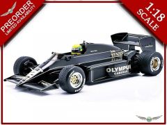 LOTUS 97T #12 AYRTON SENNA WINNER PORTUGUESE GP F1 ~ 1985 | 1:18 Diecast Model Car