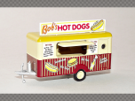 BOB'S HOT DOG MOBILE TRAILER | 1:76 Diecast Model Cars