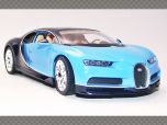 BUGATTI CHIRON ~ BLUE| 1:24 Diecast Model Car