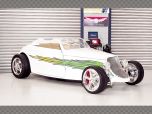 FORD CONVERTIBLE SPEEDSTER HOT ROD 1933 ~ WHITE | 1:18 Diecast Model Car