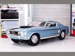 FORD MUSTANG GT COBRA JET 1968 ~ BLUE | 1:18 Diecast Model Car