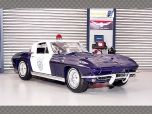 CHEVROLET CORVETTE C2 POLICE 1965 | 1:18 Diecast Model Car