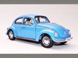 VOLKSWAGEN BEETLE ~ BLUE | 1:24 Diecast Model Car