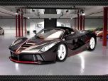 FERRARI LAFERRARI APERTA ~ BLACK | 1:24 Diecast Model Car
